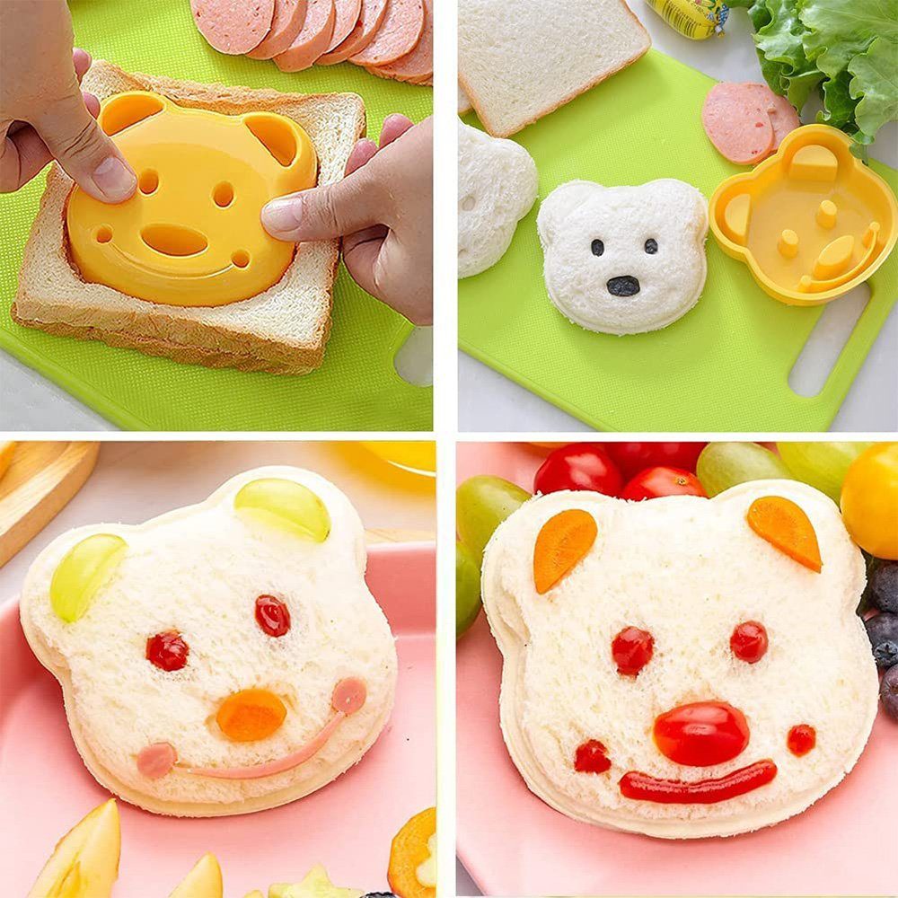 zggzerg Ausstechform 43 Stück Ausstechformen Kinder Set, Brot gemüse Ausstecher, (43-St)