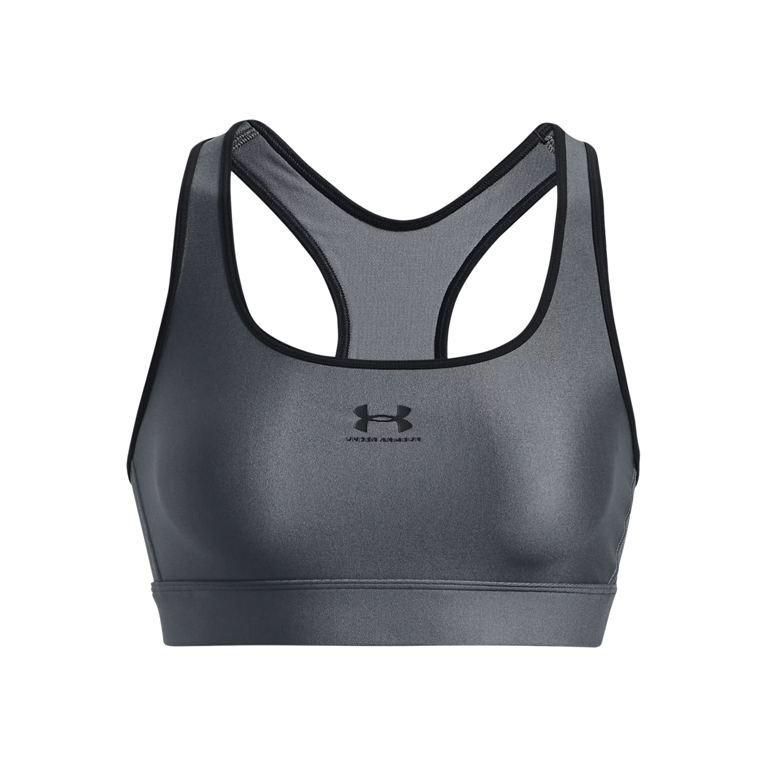 Heatgear Mid Padless Sport-BH Damen - Grau