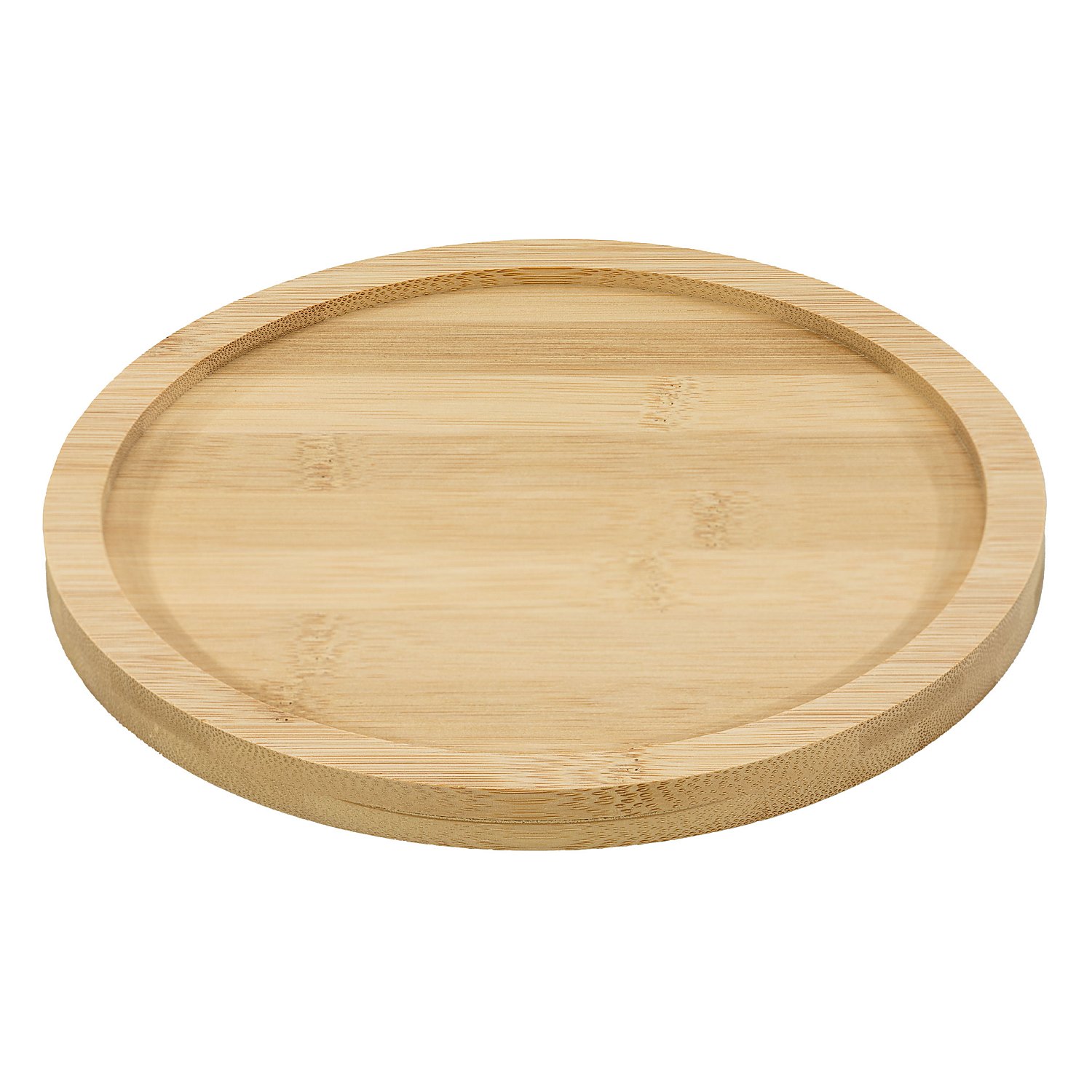 Deko-Teller aus Bambus, 21 cm Ø