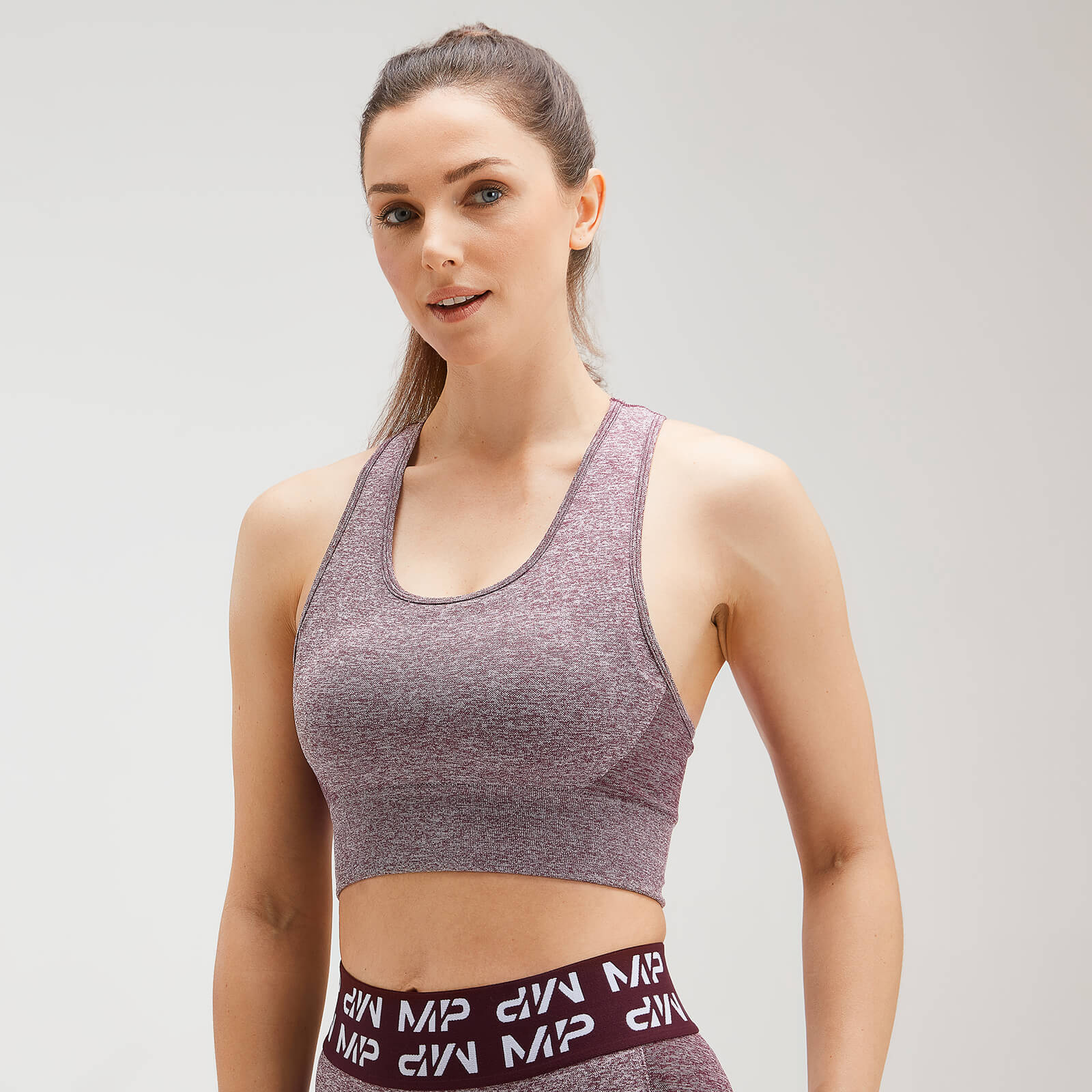 MP Women's Curve Sports Bra -Washed Oxblood