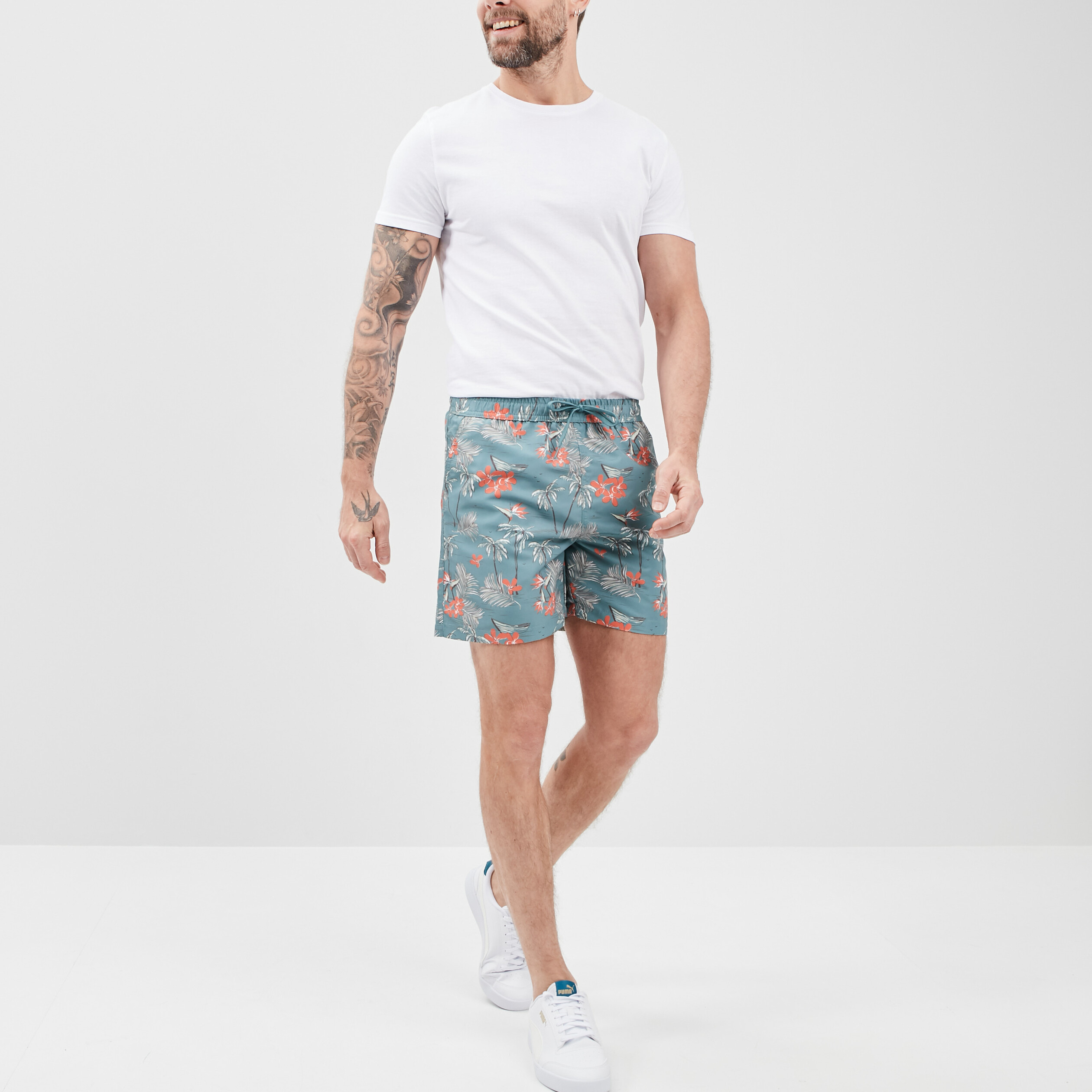 Short de bain vert homme | La Halle
