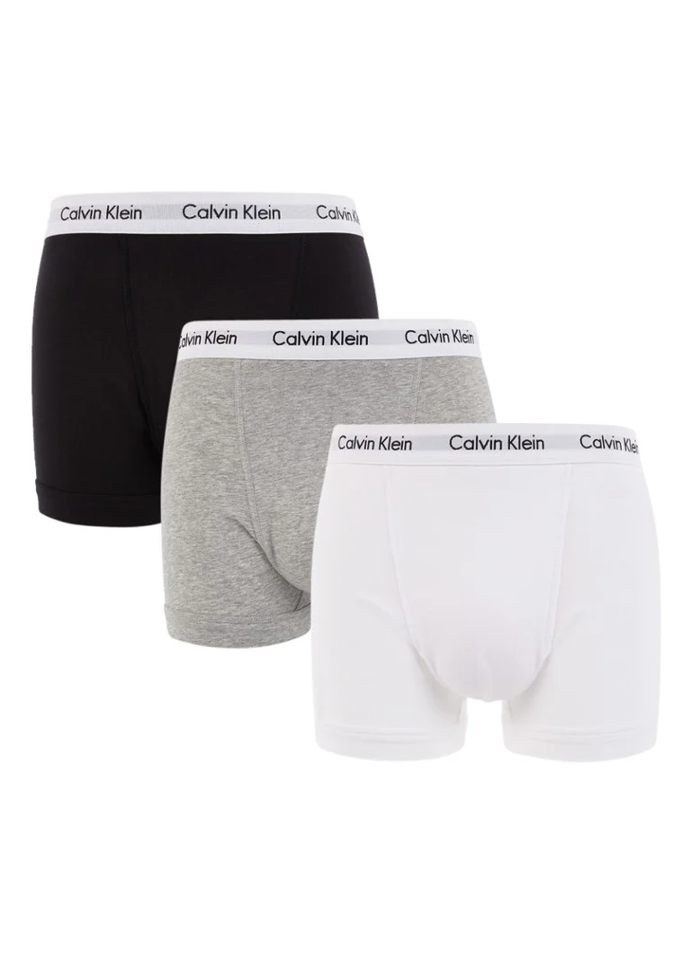 Lot de 3 boxers Calvin Klein avec ceinture logotée