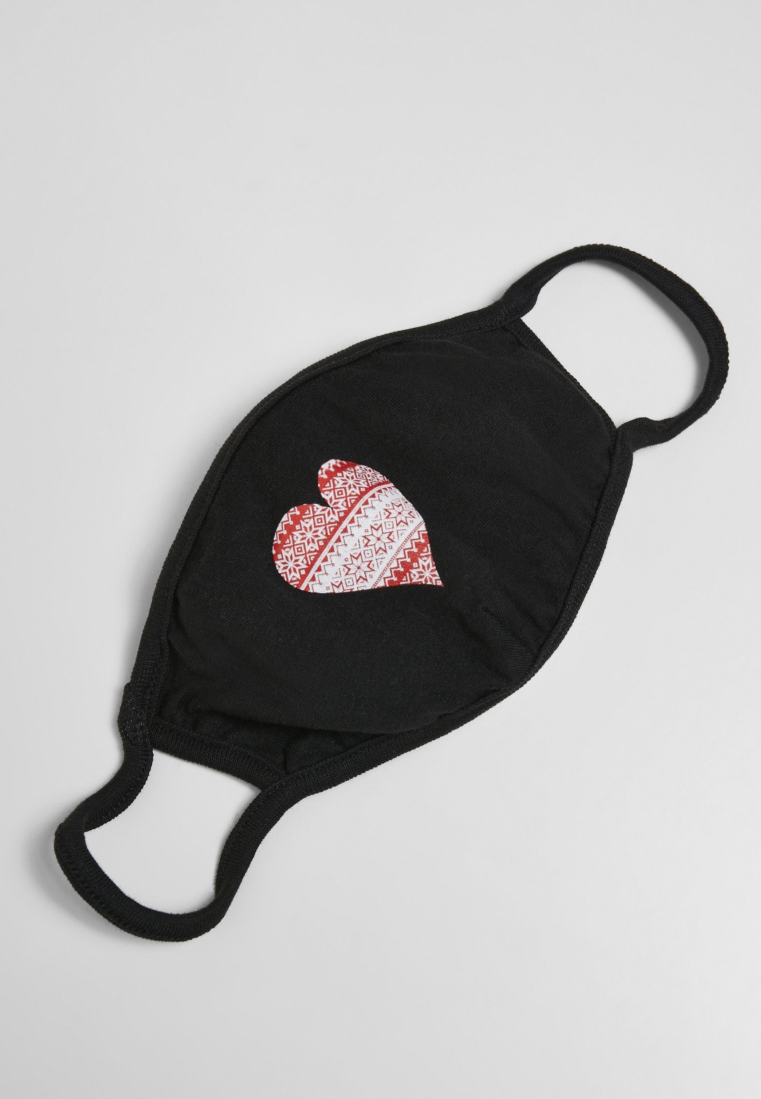 URBAN CLASSICS Mund-Nasen-Maske Unisex Christmas Heart Face Mask