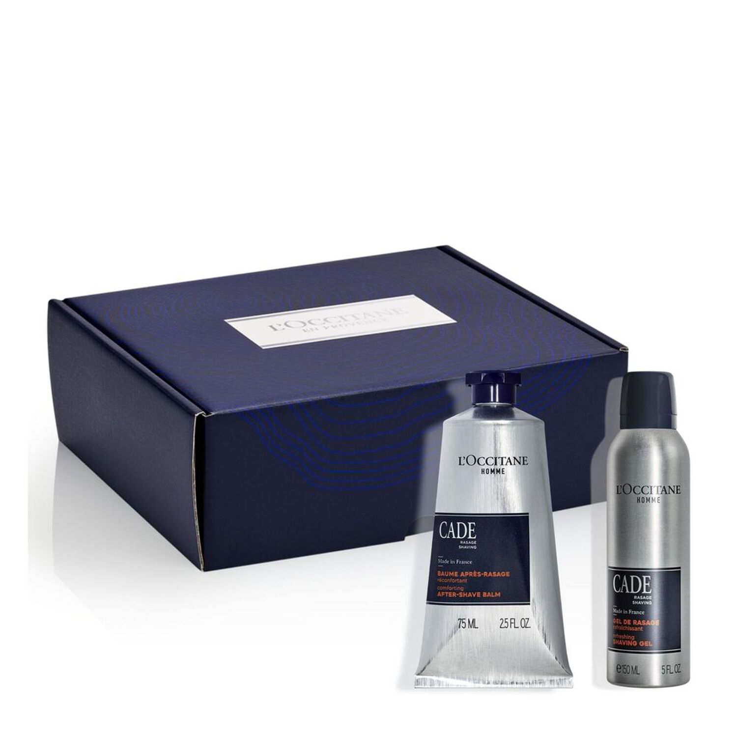 l'occitane Cade Coffret Gel de Rasage 150ml + Baume Après Rasage 75 ml