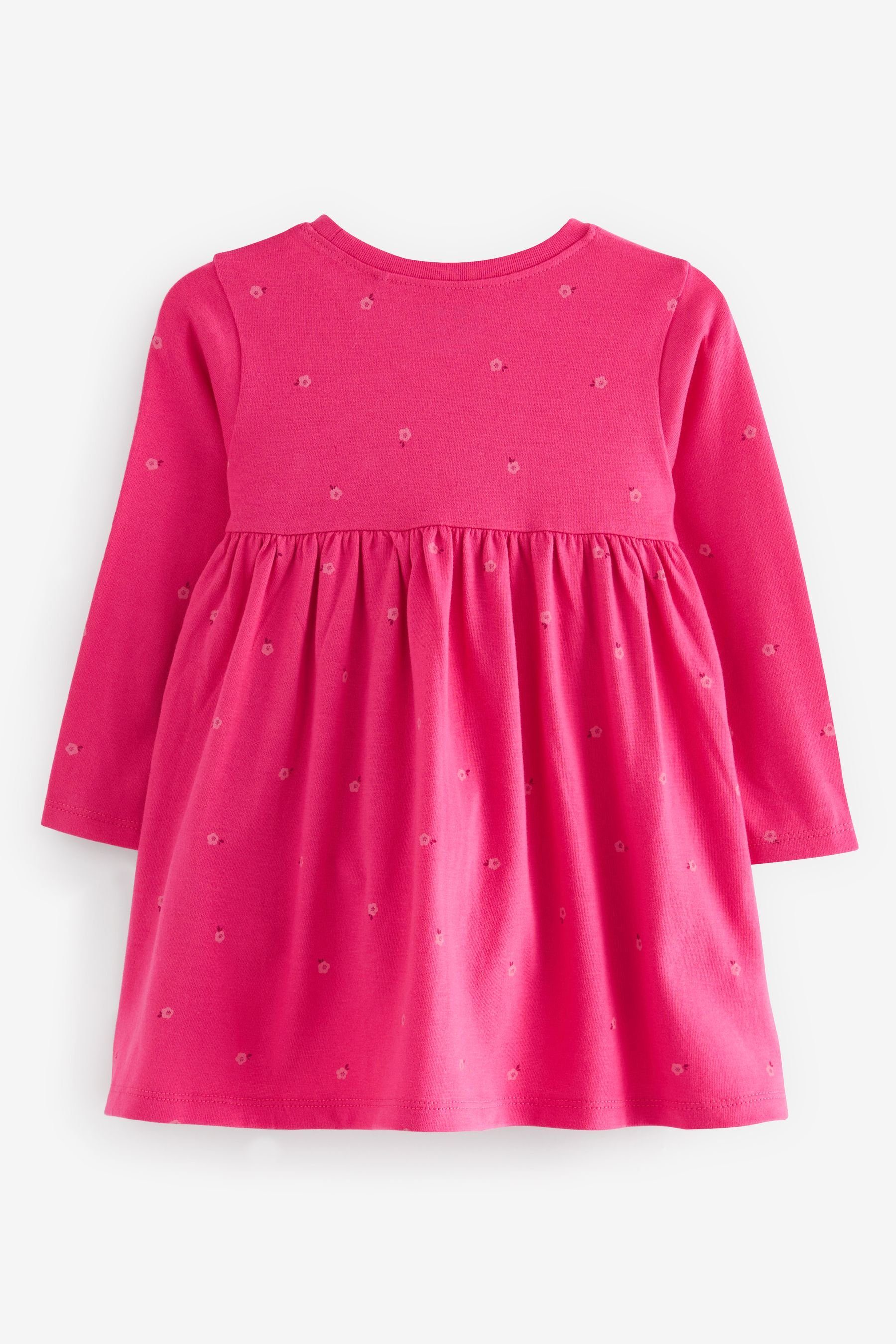 Next Jerseykleid Langärmeliges Jerseykleid mit Applikation (1-tlg)