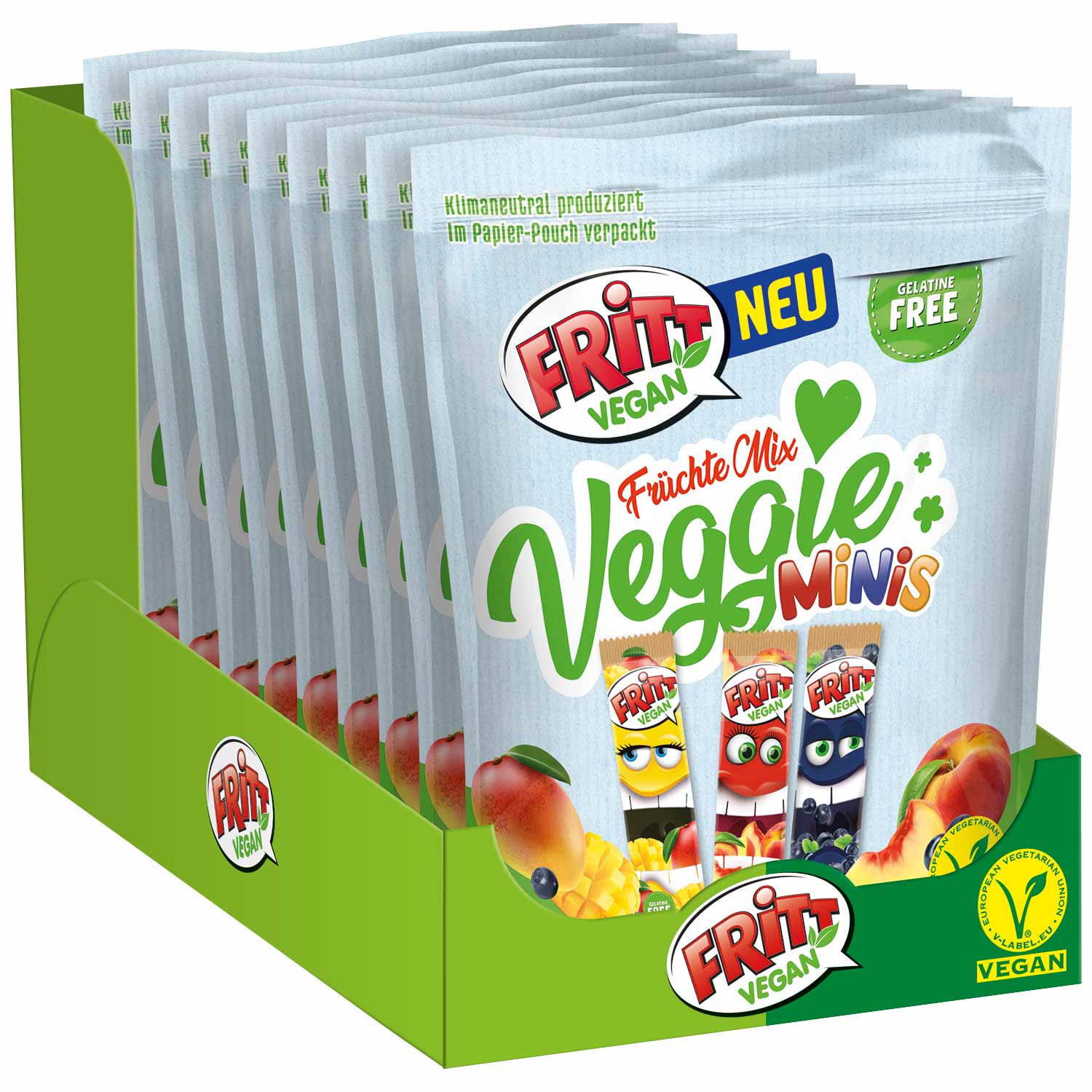 Fritt Vegan Früchte Mix Veggie Minis 135g