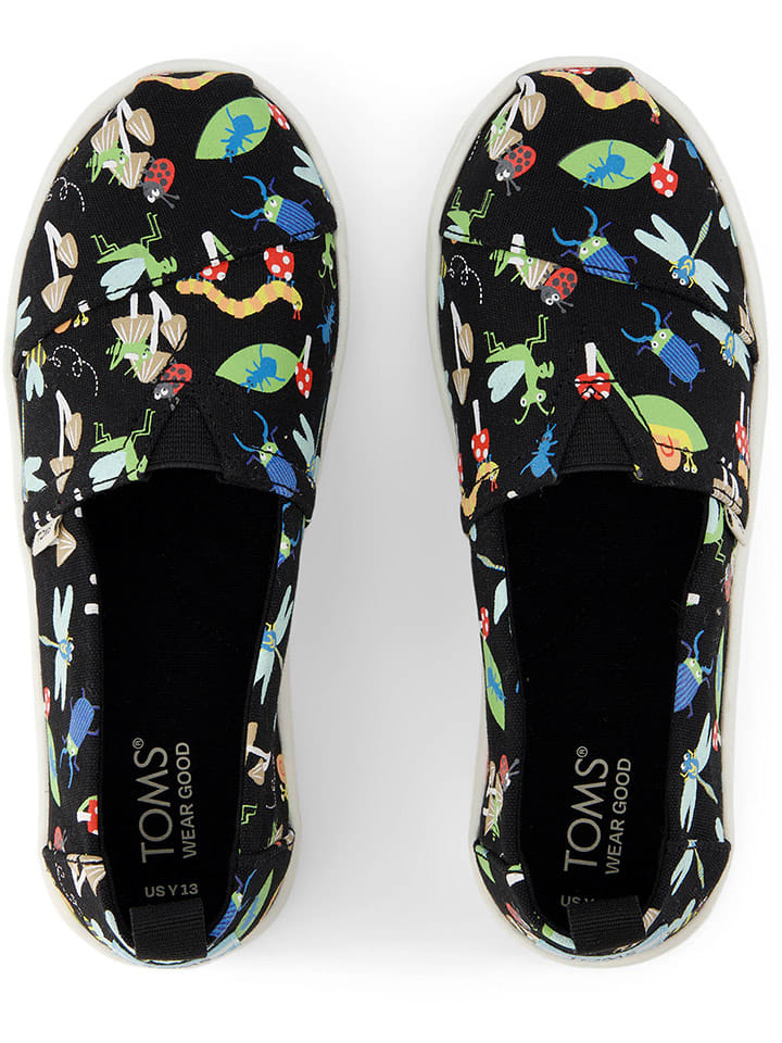 TOMS Slipper in Schwarz günstig kaufen
