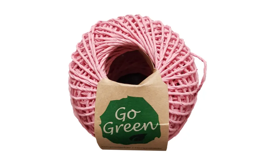 TRUBA GoGreen Cordonett Natur rosa 20 m