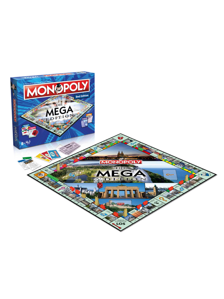 Winning Moves Monopoly Mega 2nd Edition Gesellschaftsspiel Brettspiel Spiel Auflage in bunt günstig kaufen onesize