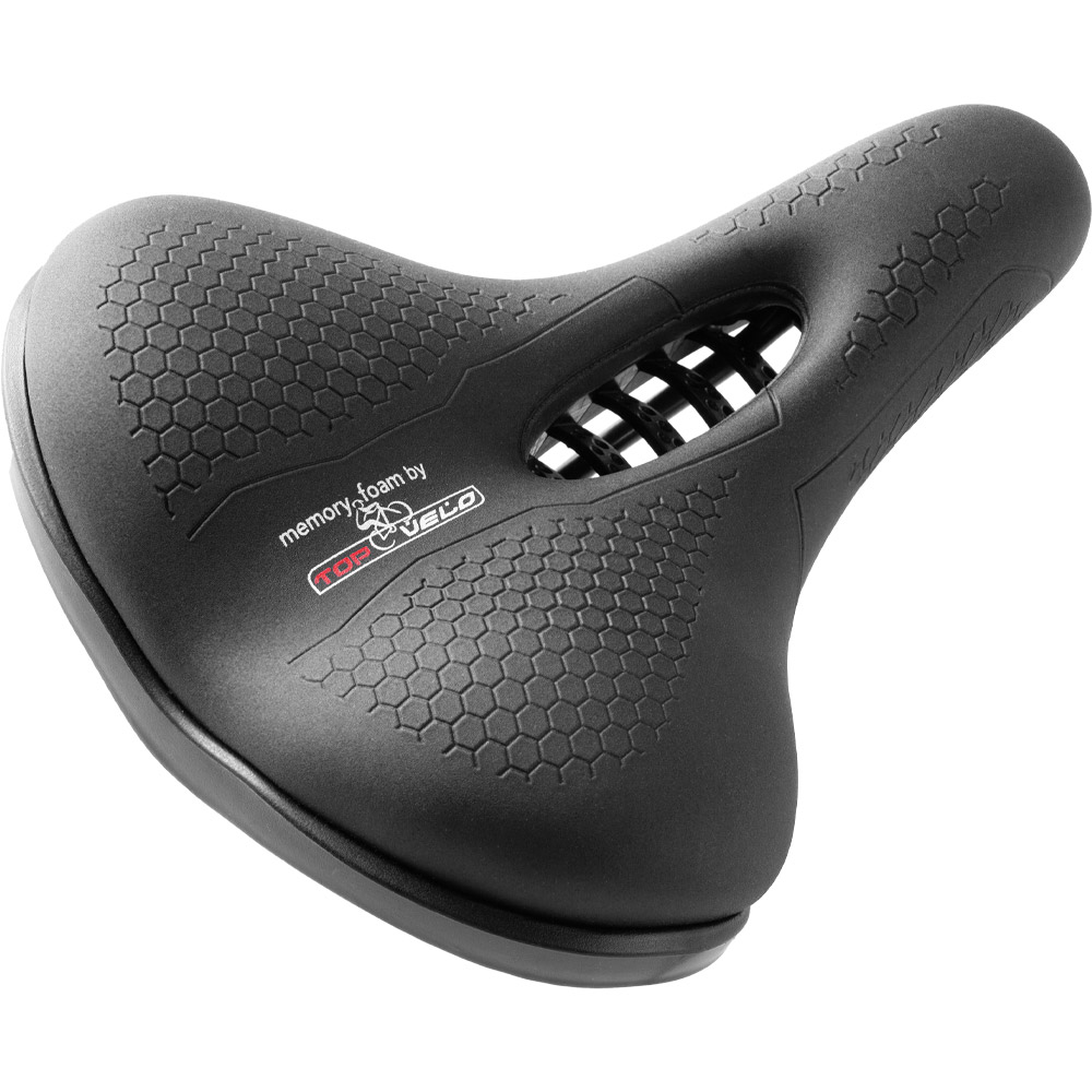 TOP VELO City-/Tourensattel mit Memory Foam