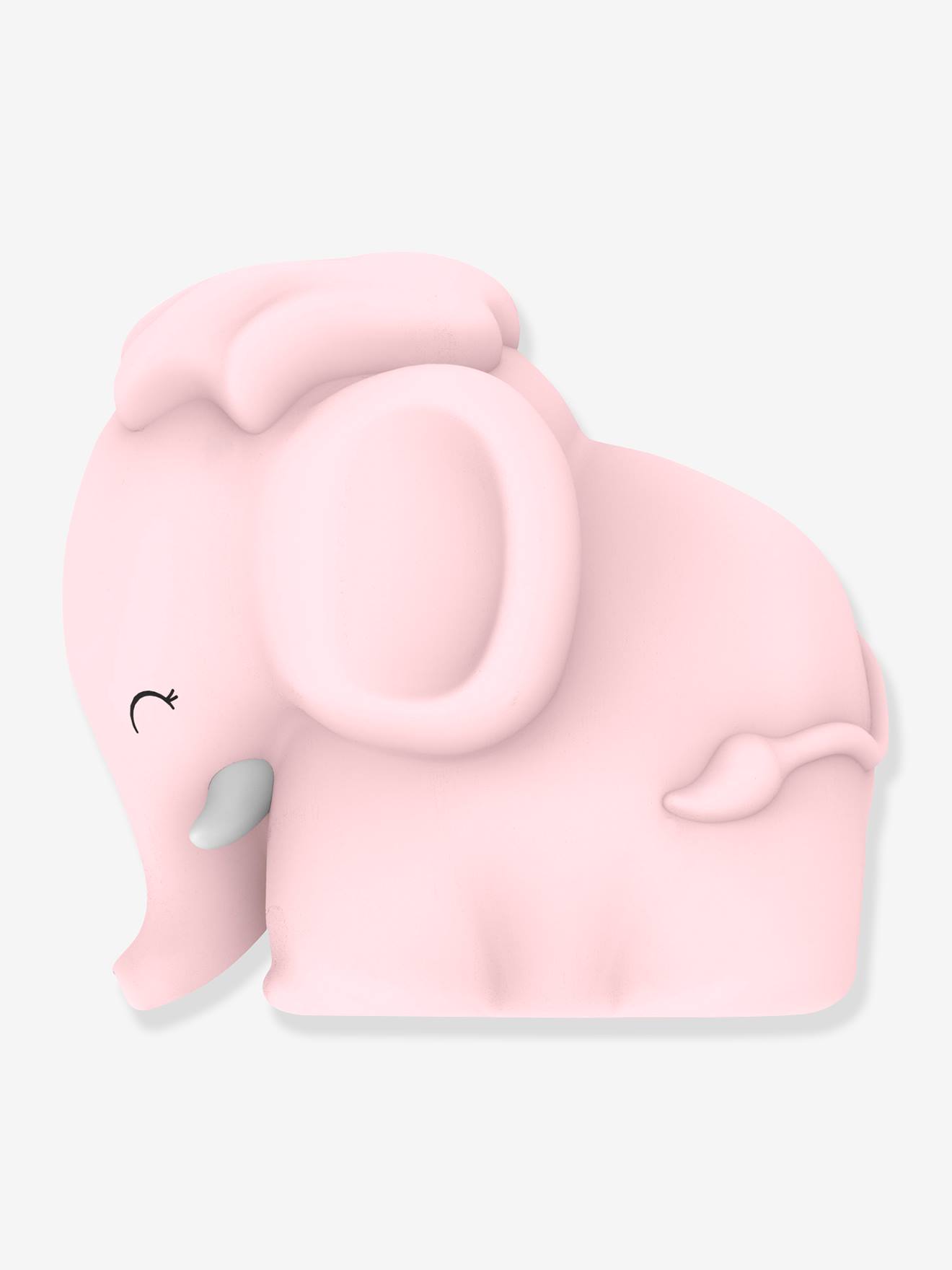 Softes Kinderzimmer Akku-Nachtlicht Elefant MAYA DHINK - rosa