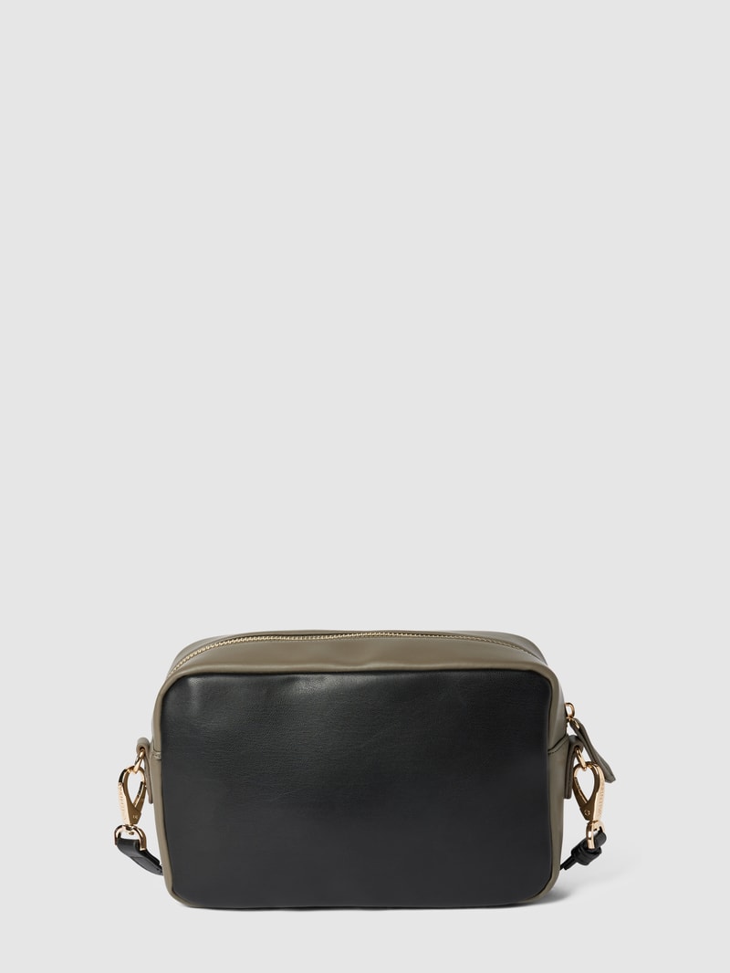 Crossbody Bag mit Label-Applikation Modell 'MILD' in schwarz