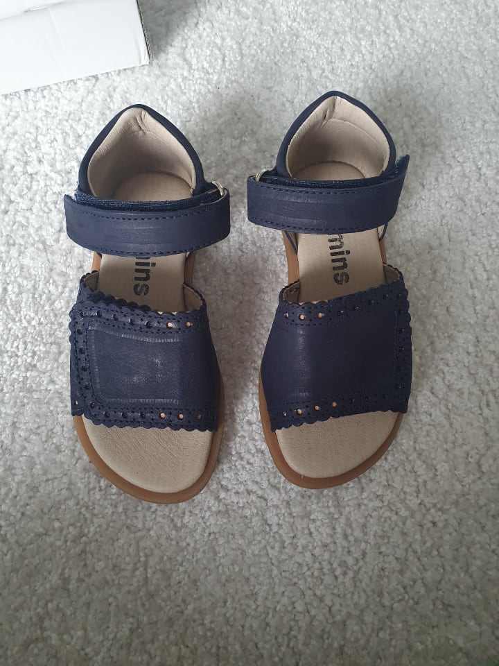 kmins Leder-Sandalen in Dunkelblau günstig kaufen 26