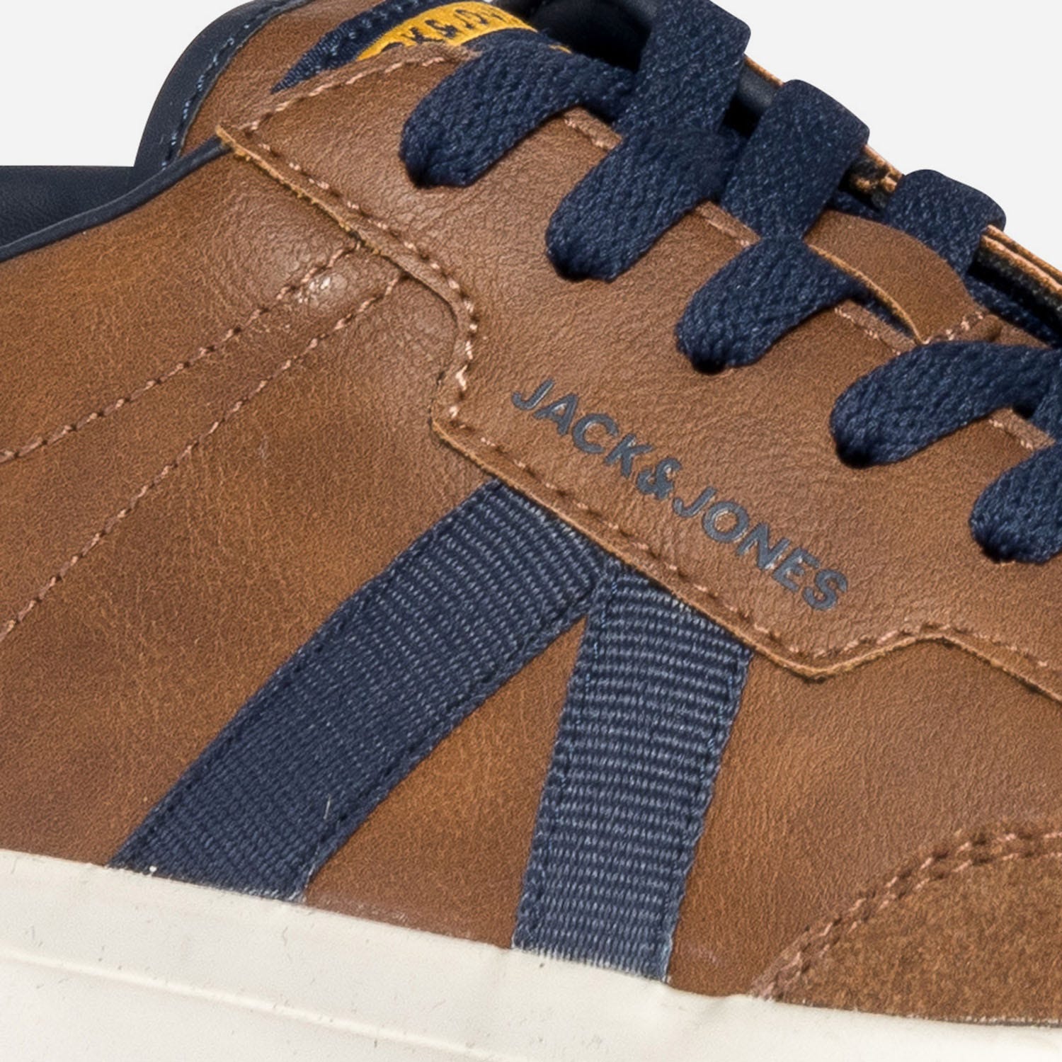 Tennis JACK&JONES cognac et marine
