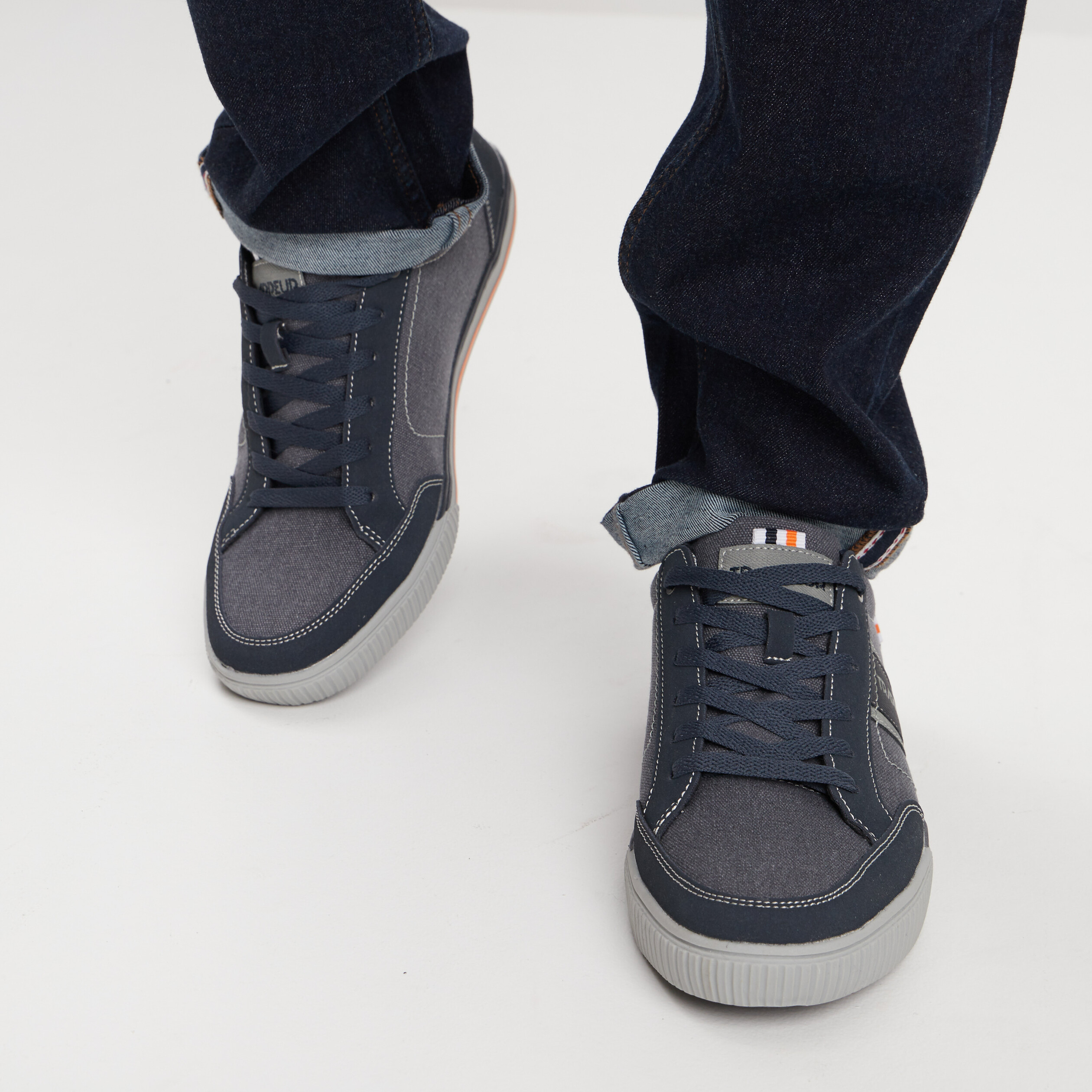 Tennis à lacets Trappeur bleu marine homme | La Halle