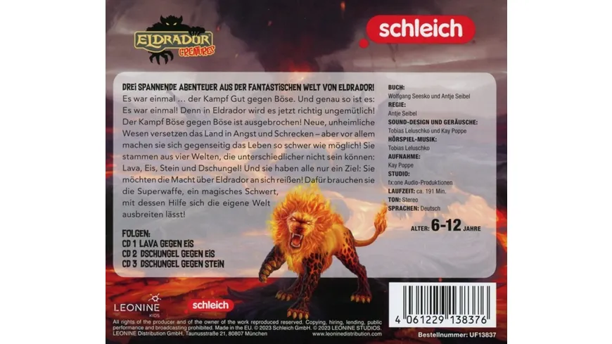 Schleich Eldrador Creatures Hörspielbox 1