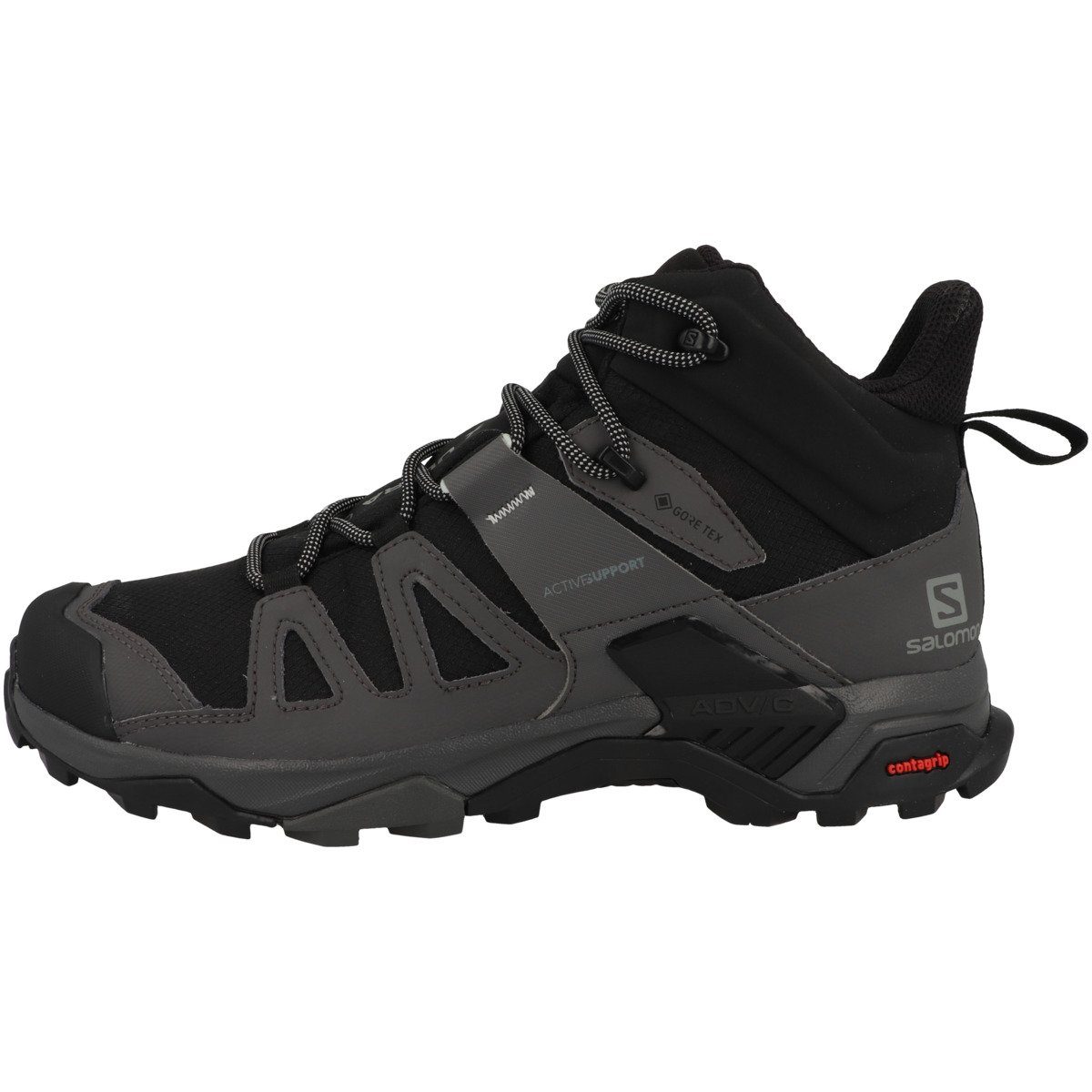 Salomon X Ward Leather Mid GTX Herren Outdoorschuh Verstärkte Ferse