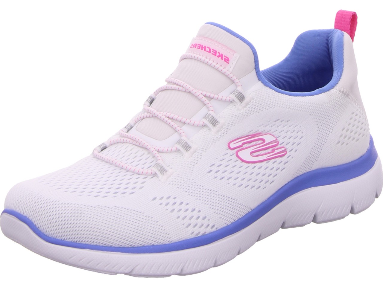 SKECHERS Freizeit Schnürer weiss