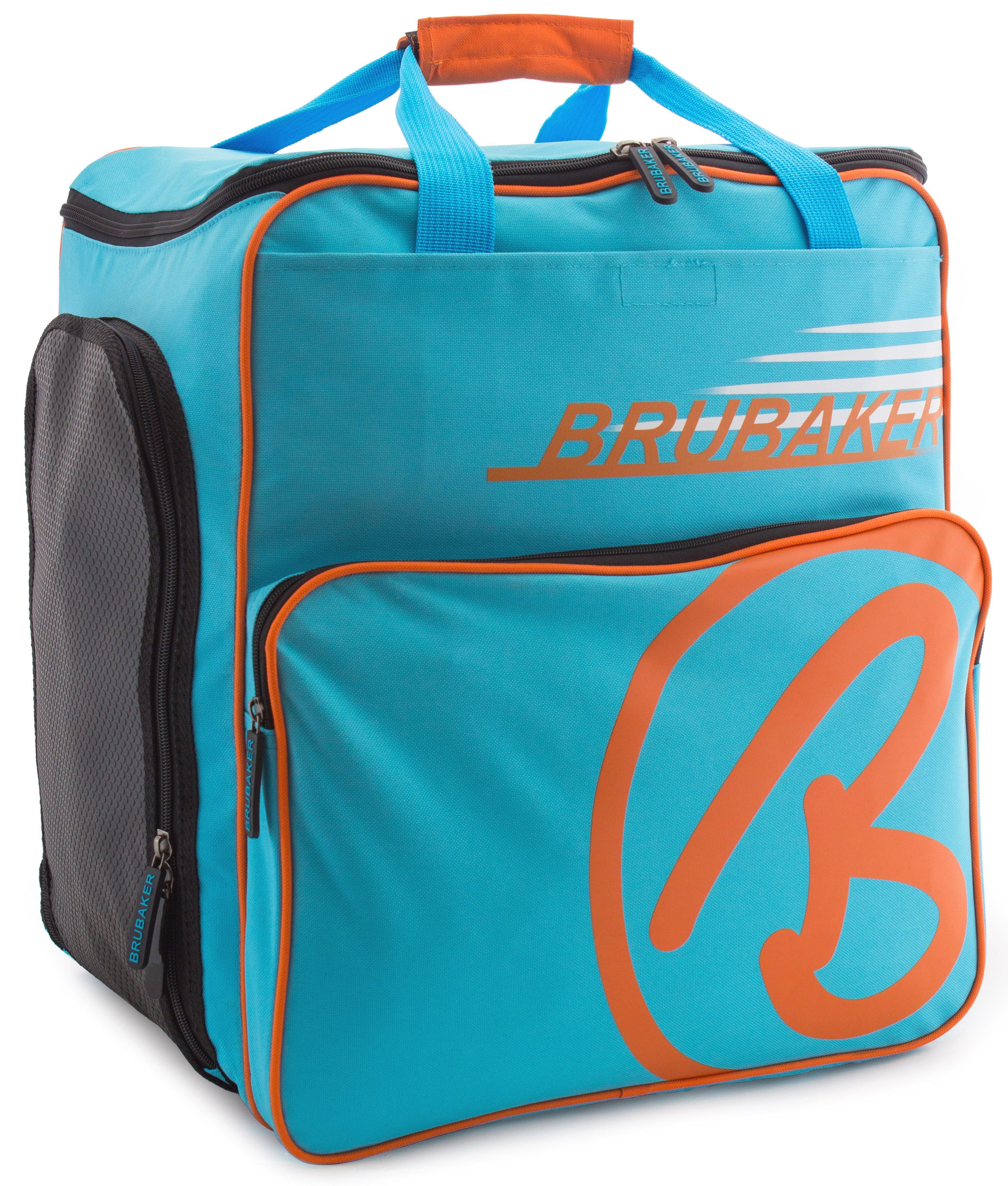 BRUBAKER Sporttasche Champion Skitasche Kombi Set (2-tlg., reißfest und nässeabweisend), Skisack und Skischuhtasche für 1 Paar Ski