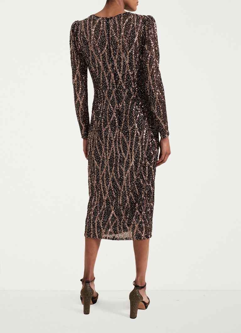 Vestido midi Kaleigh de Phase Eight con lentejuelas