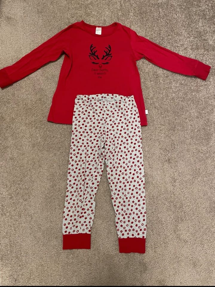 Schiesser Pyjama in Rot/ Bunt günstig kaufen 116