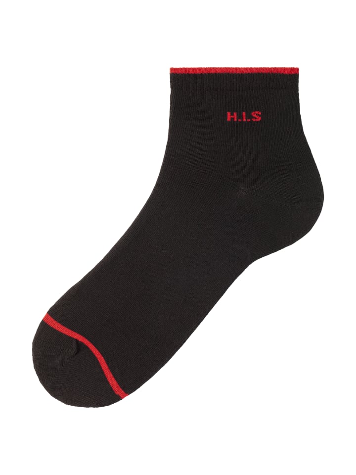 H.I.S Kurzsocken in 7x schwarz günstig kaufen