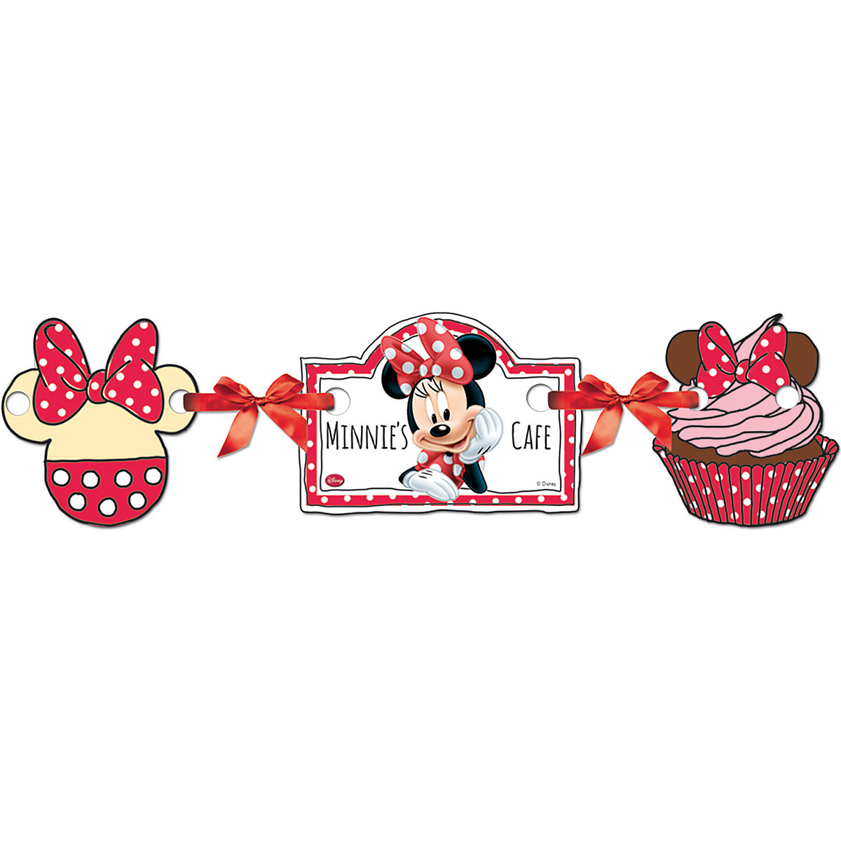Girlande   Minnie Mouse Café, 1,10 m