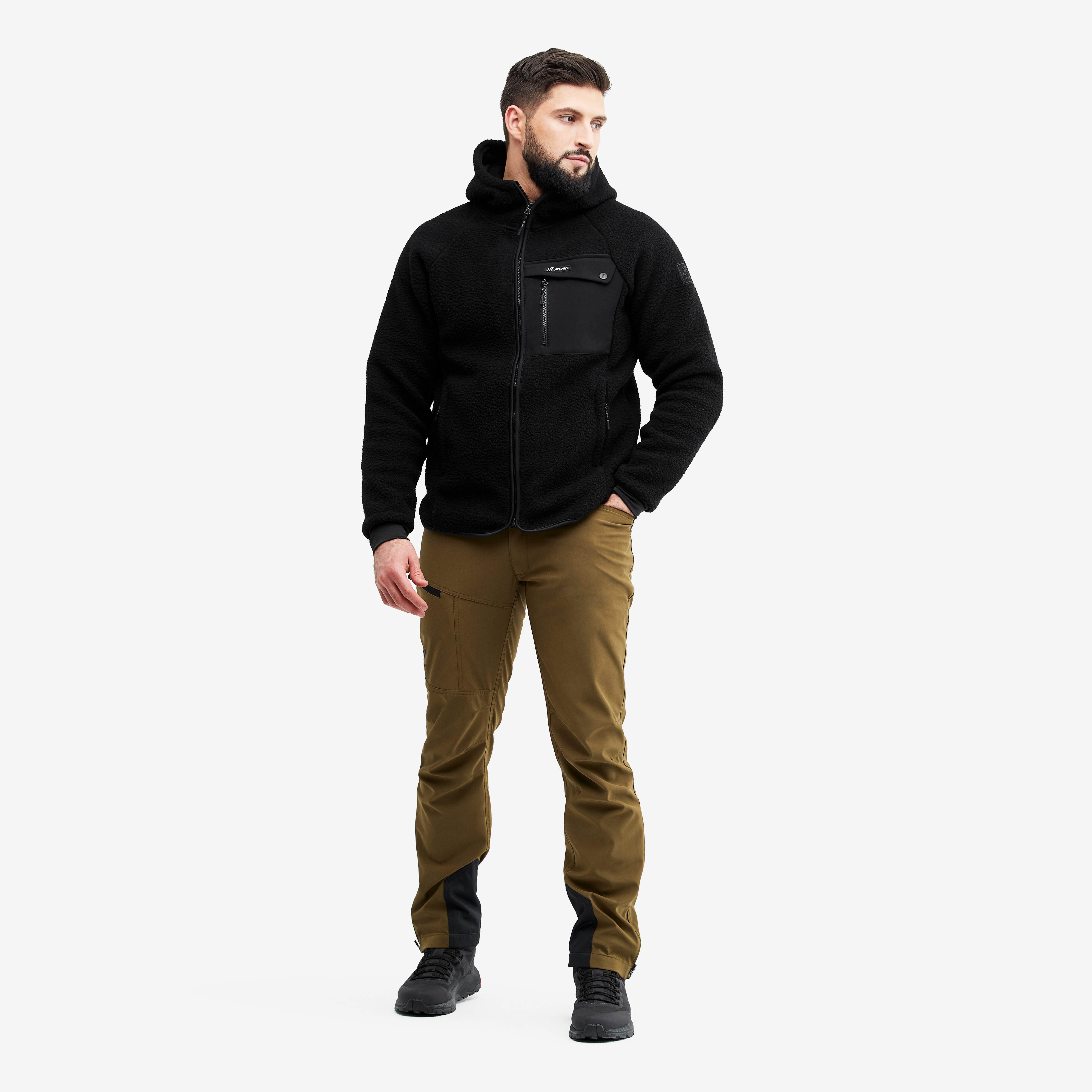 Sherpa Hoodie Homme Caviar