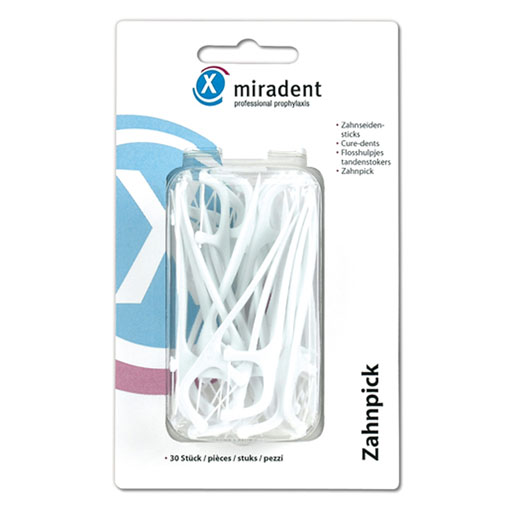 MIRADENT Zahnpick Zahnseidensticks  30 St