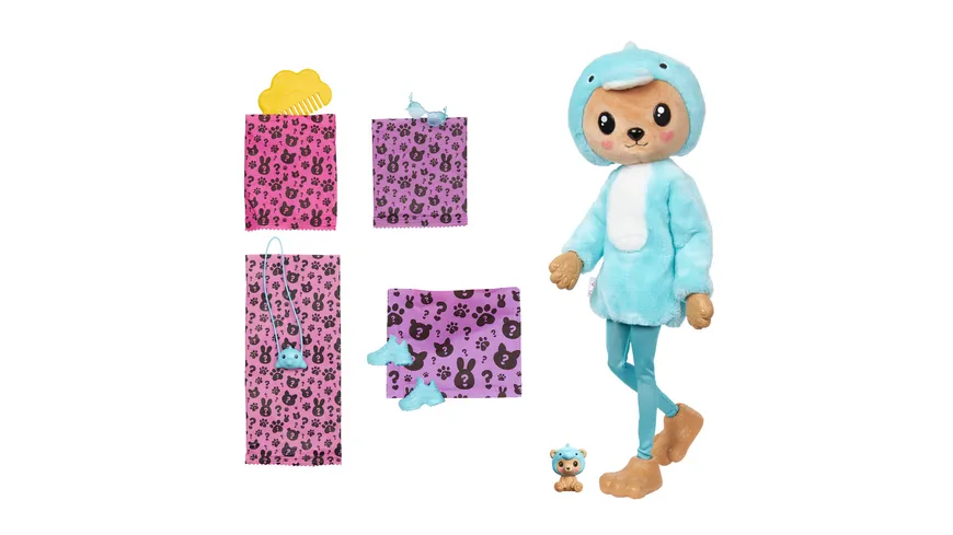 Barbie Cutie Reveal Barbie Costume Cuties Series - Teddy Dolphin