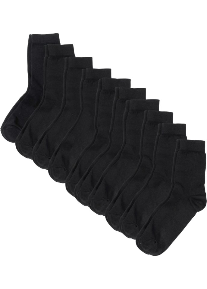 Socken Basic (10er Pack) mit Bio-Baumwolle