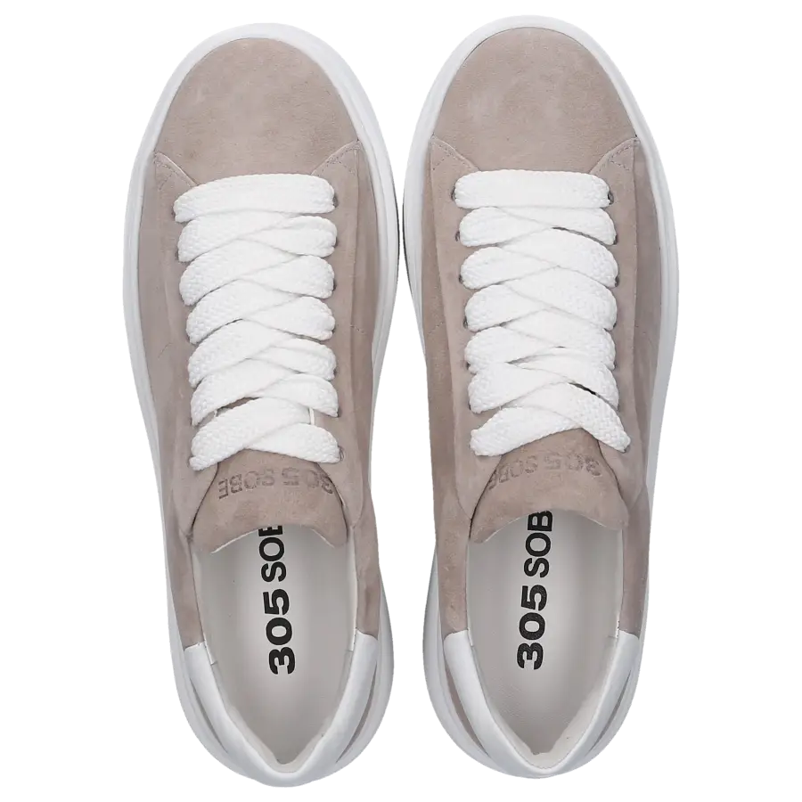 305 SOBE - Sneaker low COCKER Veloursleder - grau