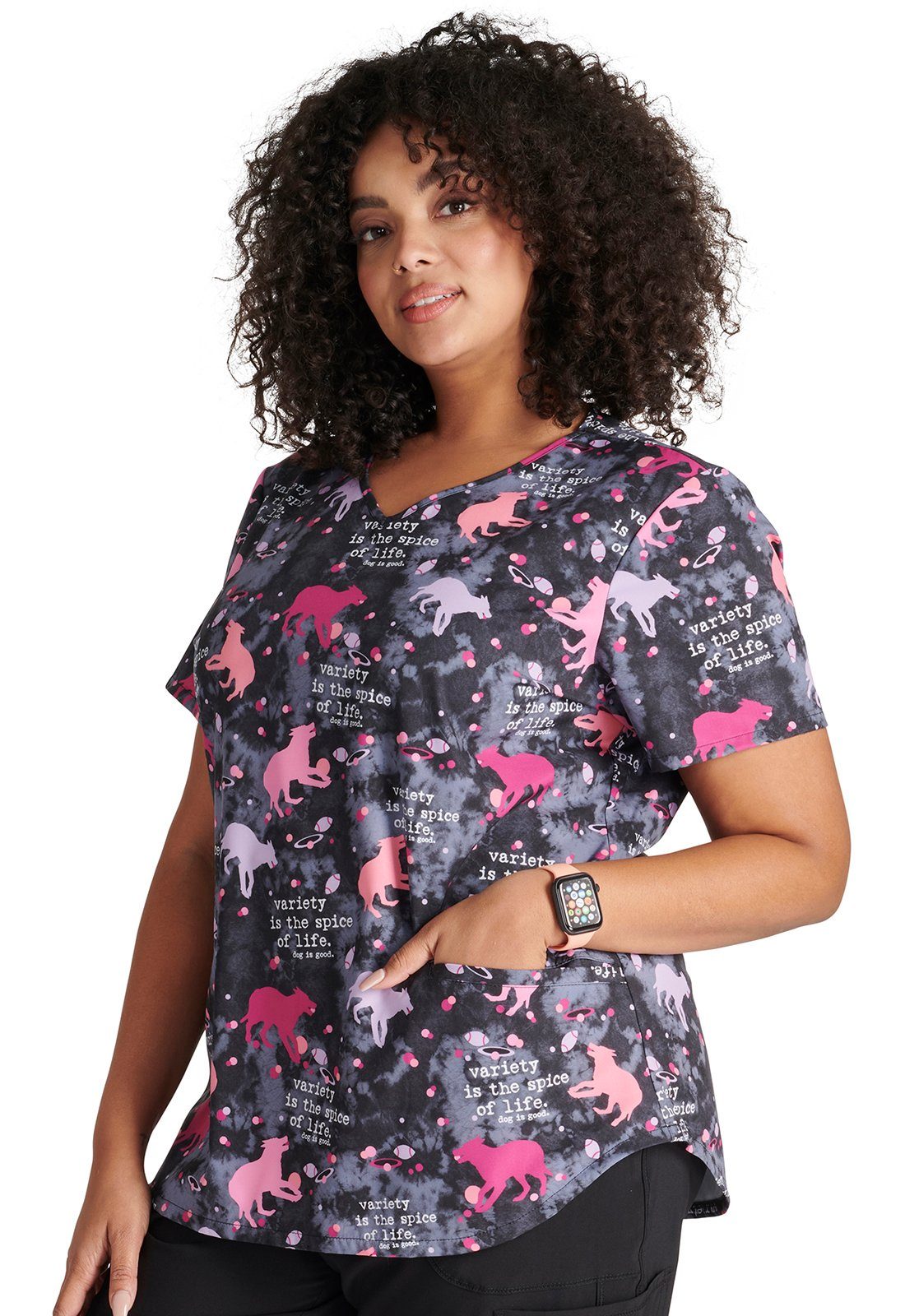 Cherokee Funktionsbluse Bunt bedruckter Damen Kasack 
