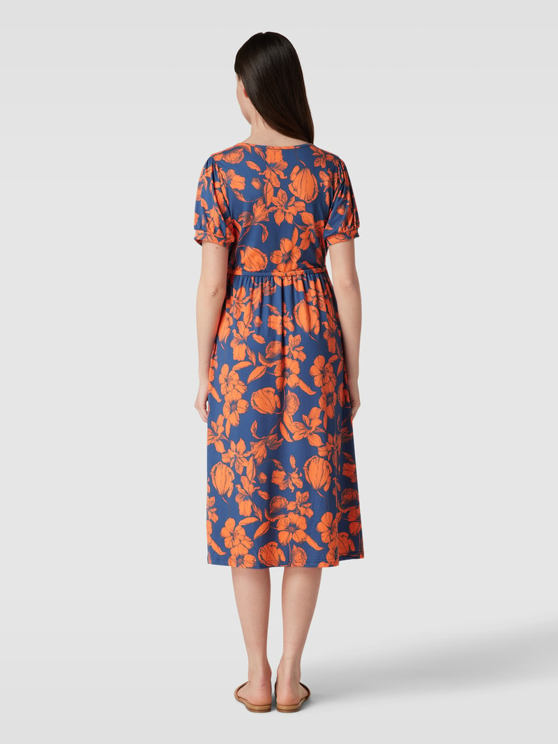 Umstands-Kleid mit Still-Funktion Modell 'Blume' in blau