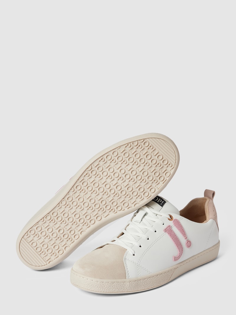 Sneaker mit Label-Detail Modell 'juno misto' in weiß