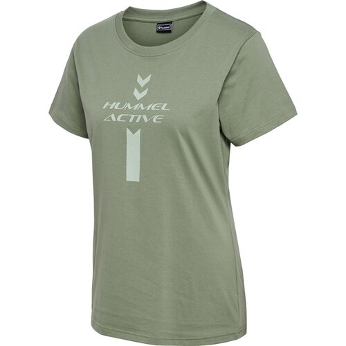 DAMEN SHIRT HMLACTIVE GRAPHIC CO TEE S/S WOMAN