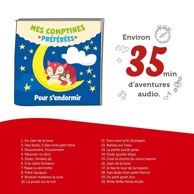 Figurine Tonie Comptines pour s'endormir pour Toniebox Tonies