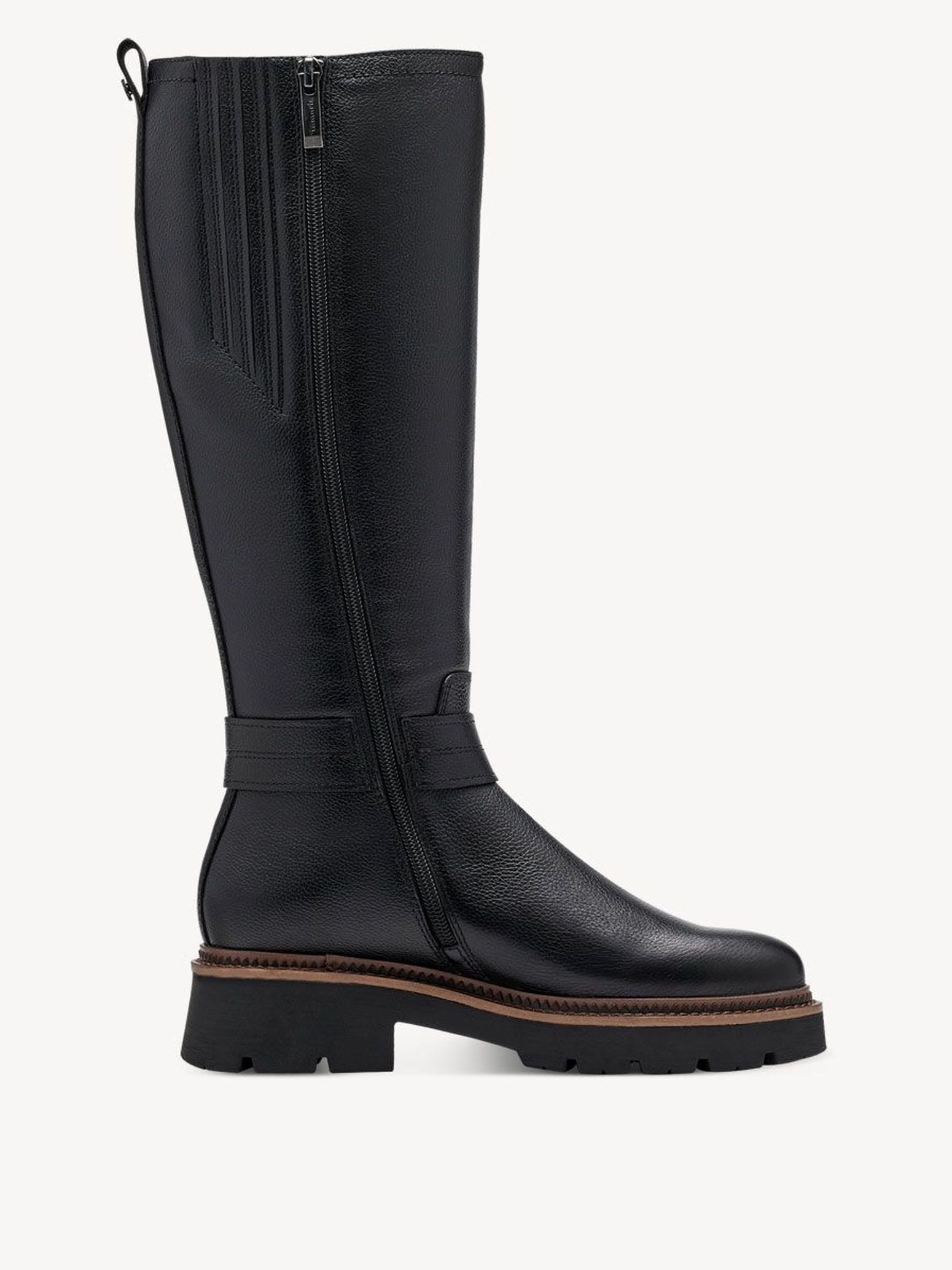 Bottes en cuir - noir