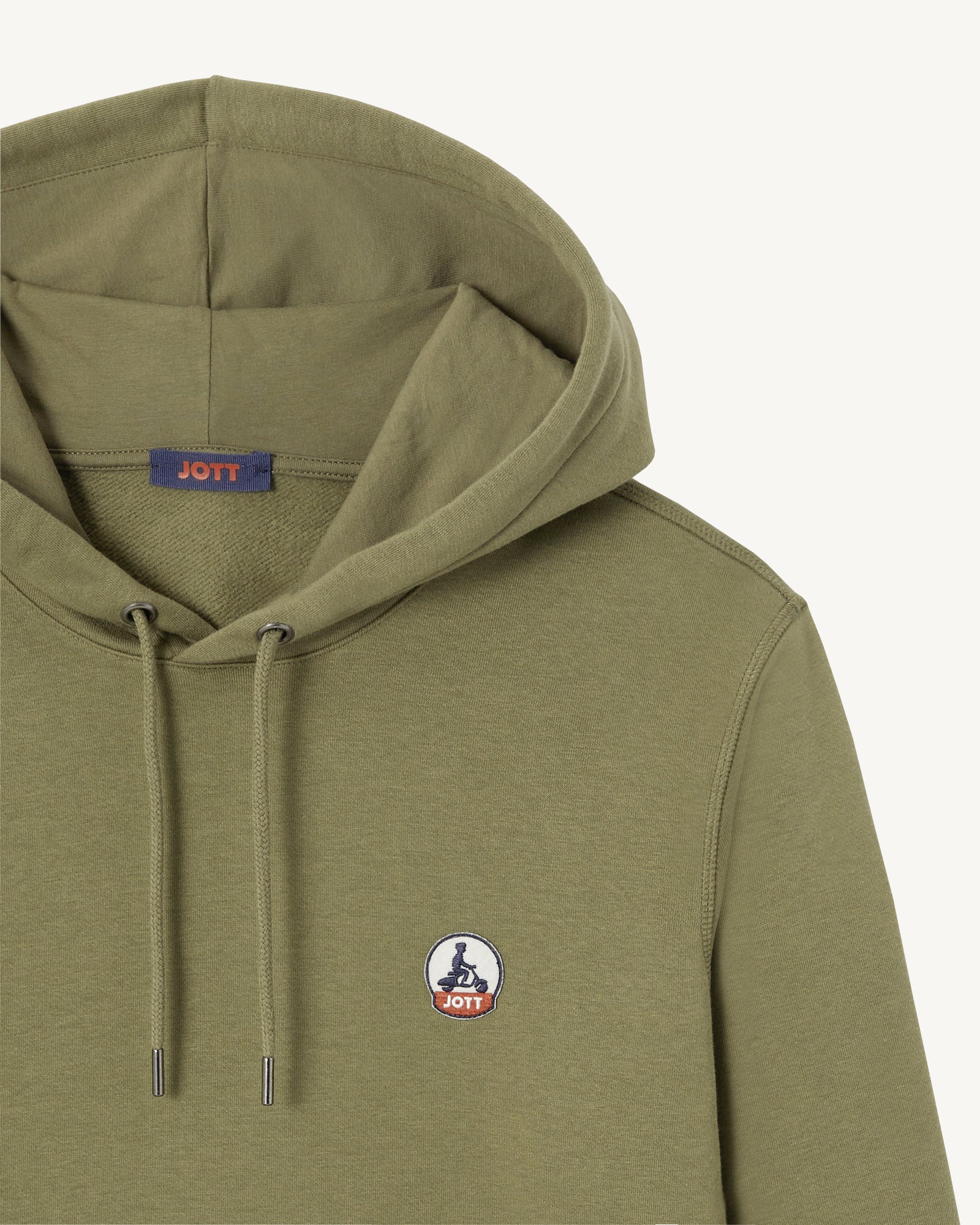 Sweat à capuche homme en coton biologique Army Mataro