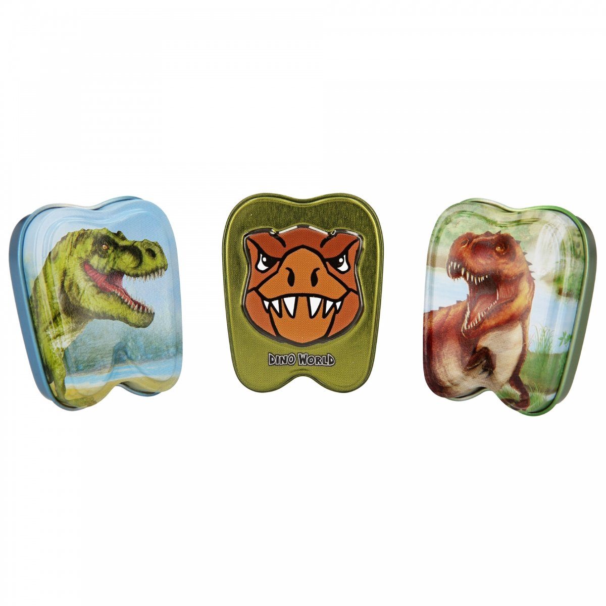 Depesche Zahndose Dino World Blechdöschen