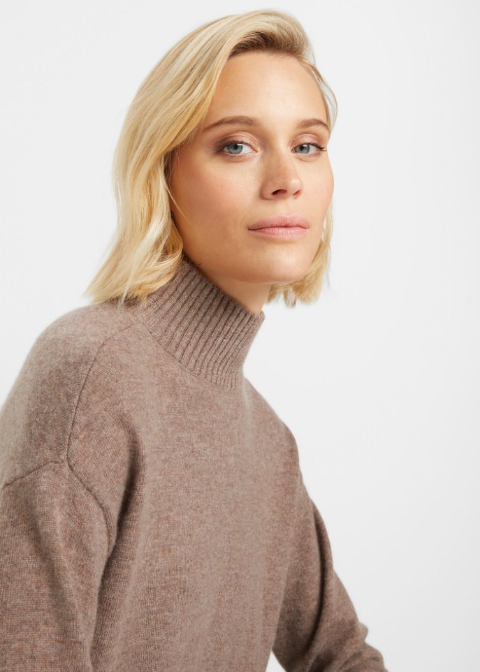 Oversize-Wollpullover mit Good Cashmere Standard®-Anteil
