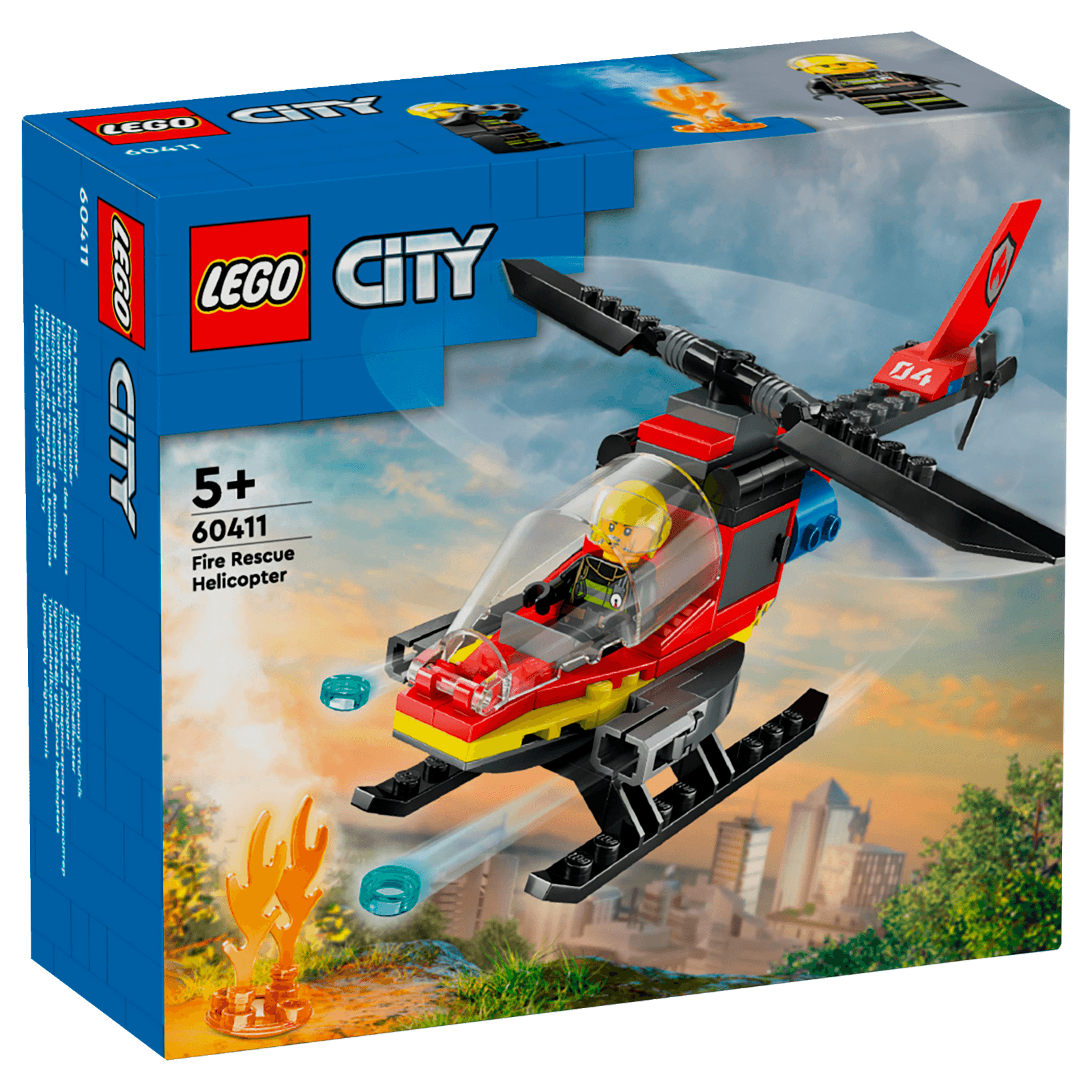 Lego City Feuerwehrhubschrauber 60411 ab 5 Jahren