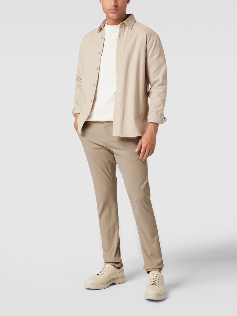 Super Slim Fit Chino mit Handytasche in beige