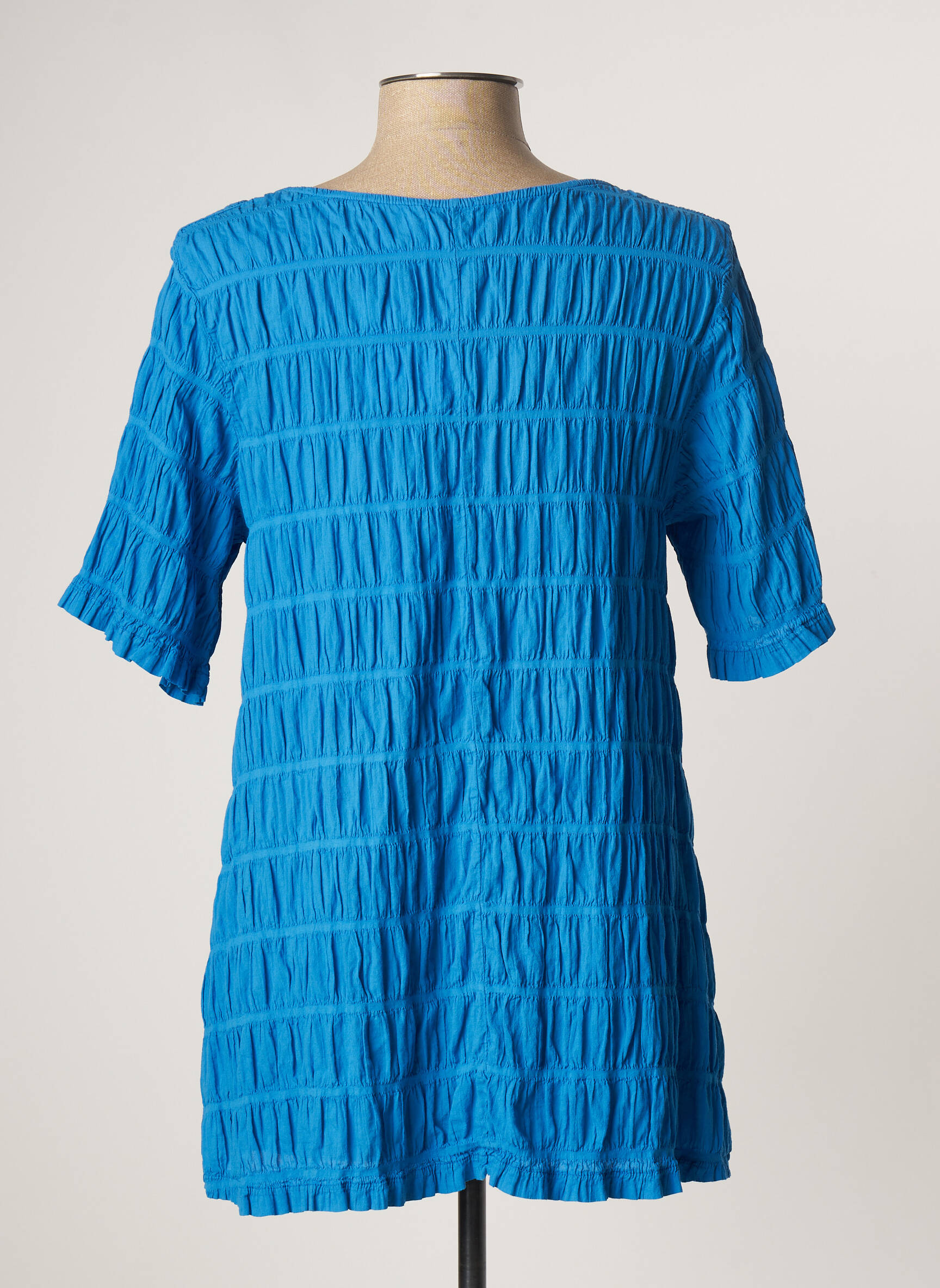 G Oze Tuniquemanchecourte Femme couleur bleu