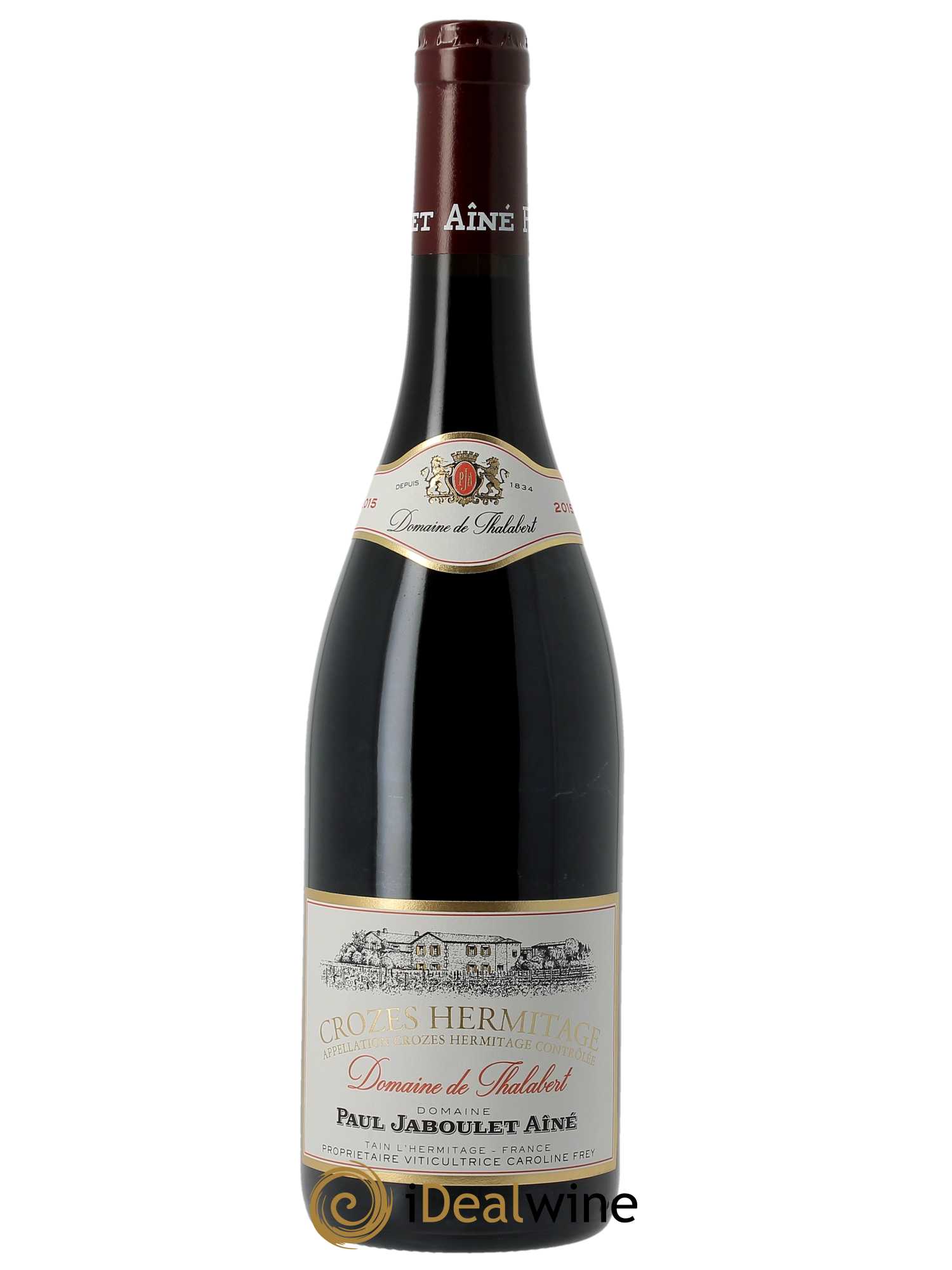 Crozes-Hermitage Domaine de Thalabert Paul Jaboulet Ainé  2015 - Lot de 1 Bouteille