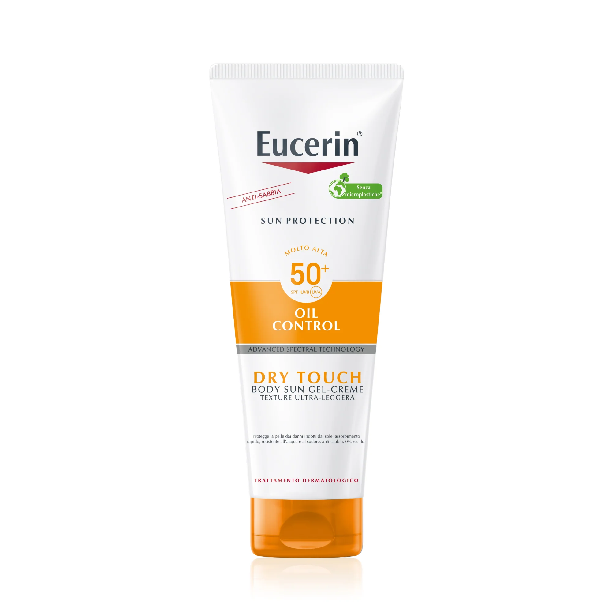 Gel-crema solar de alta protección con control de grasa y tacto seco SPF50+ - Gel solar corporal de alta protección, crema solar corporal de alta protección.