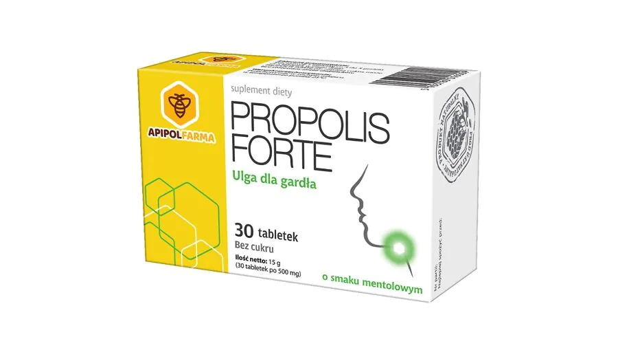 Propolis Forte, pastile, okus mentola
