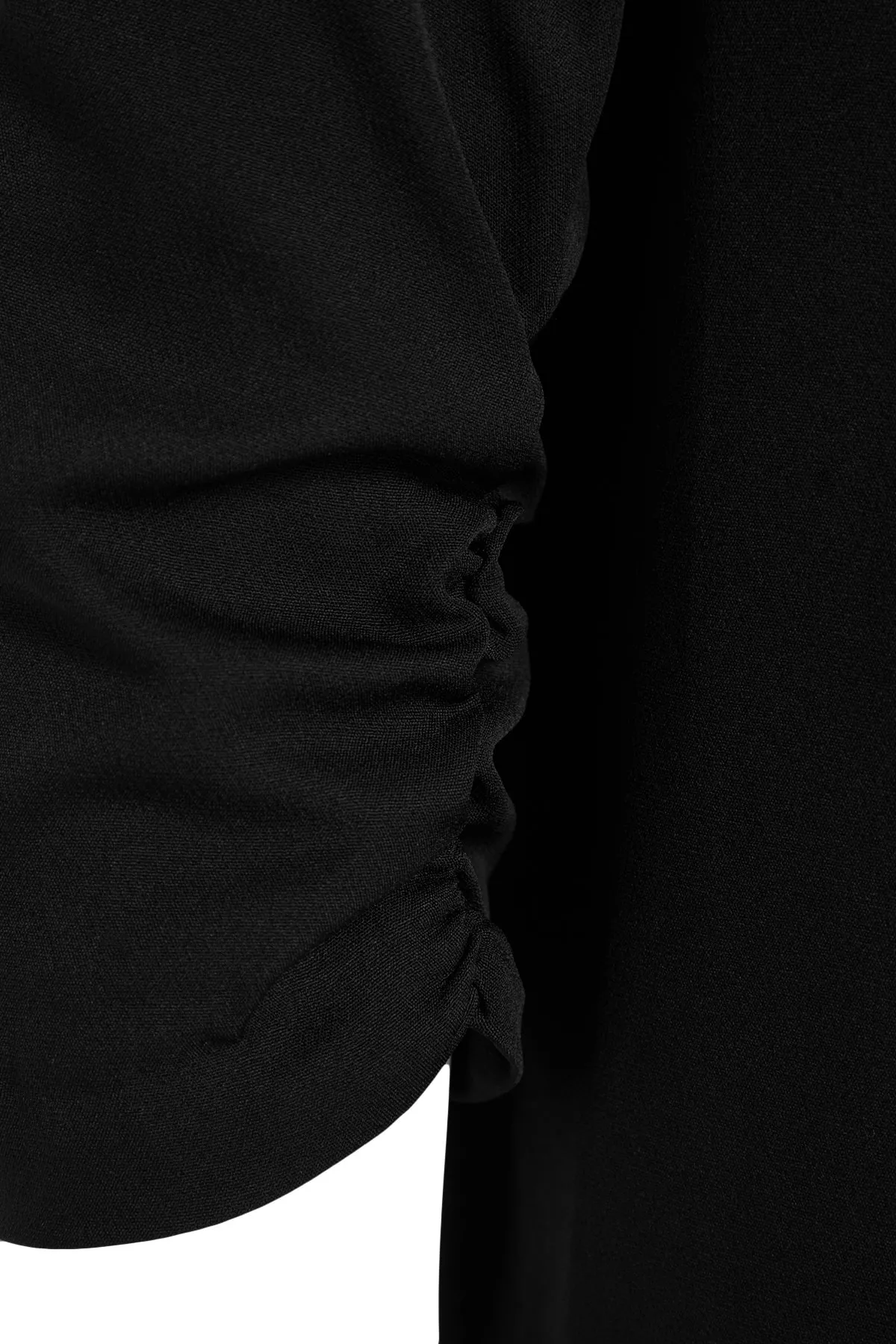Trendyol Curve  Schwarze Jacke mit Kragendetail