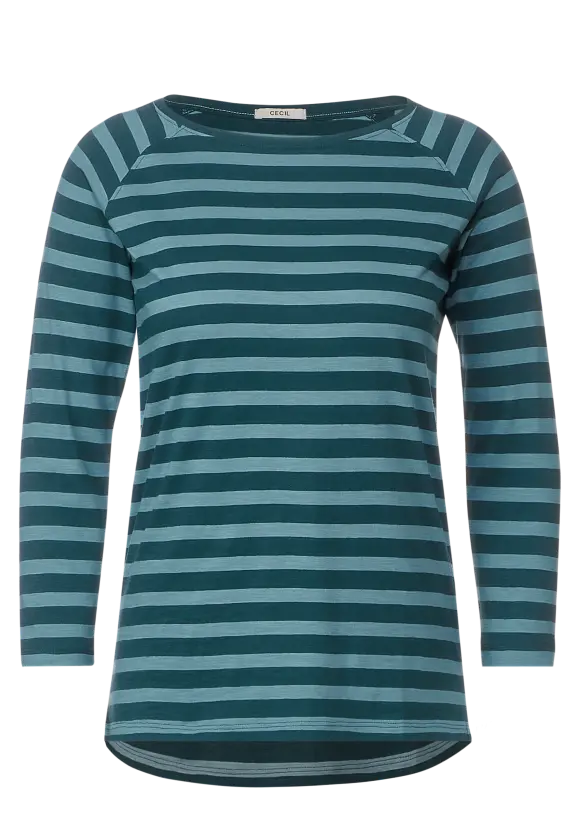 CECIL Slub Streifenshirt