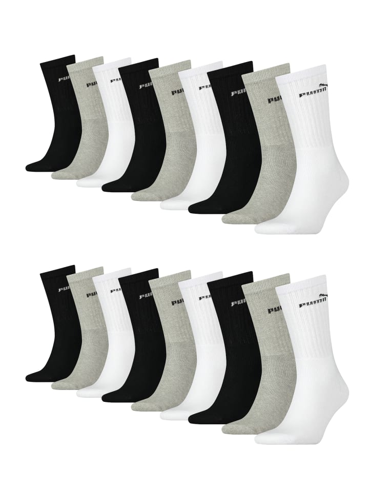 Puma Socken CREW SOCK 18P in 325 - white/grey/black günstig kaufen